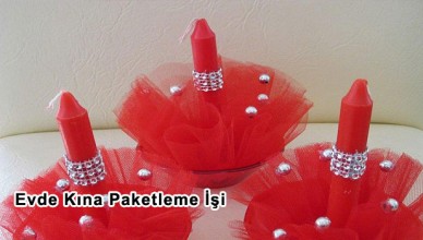 Evde Kına Paketleme İşi