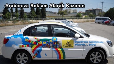 Arabanıza Reklam Alarak Kazanın