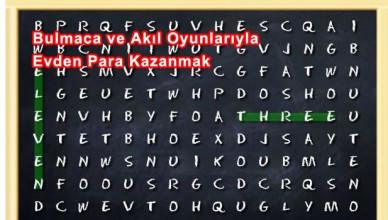 Bulmaca ve Akıl Oyunlarıyla Evden Para Kazanmak