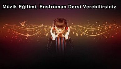 Müzik Eğitimi, Enstrüman Dersi Verebilirsiniz