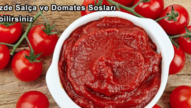 Evinizde Salça ve Domates Sosları Yapabilirsiniz